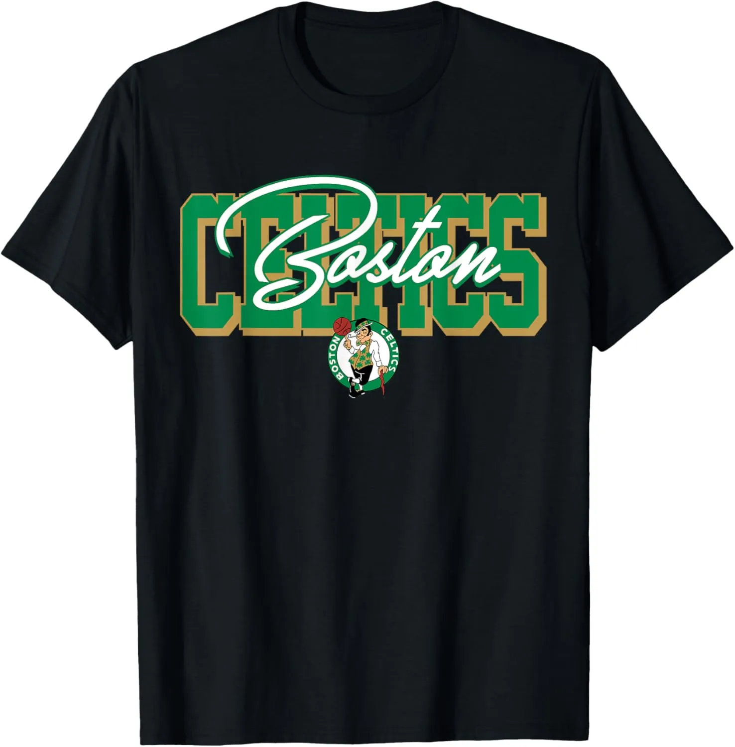 NBA - Boston Celtics Blockletter Script T-Shirt