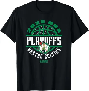 NBA Official Boston Celtics 2025 Playoffs Game Time T-Shirt