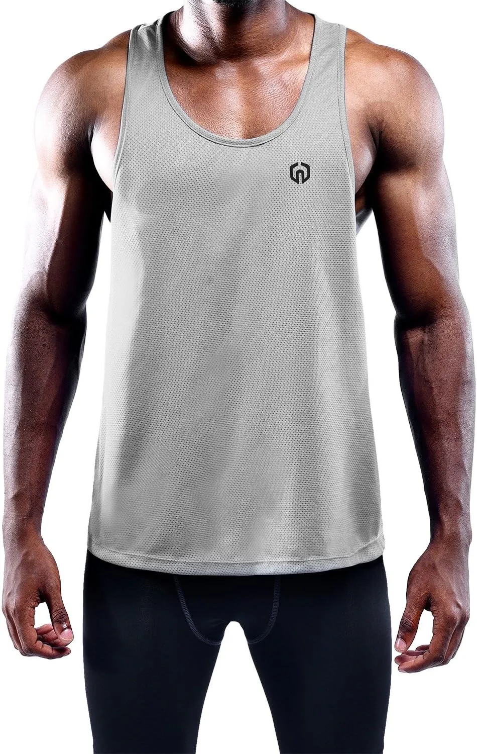 NELEUS Men's 3 Pack Dry Fit Y-Back Muscle Tank Top