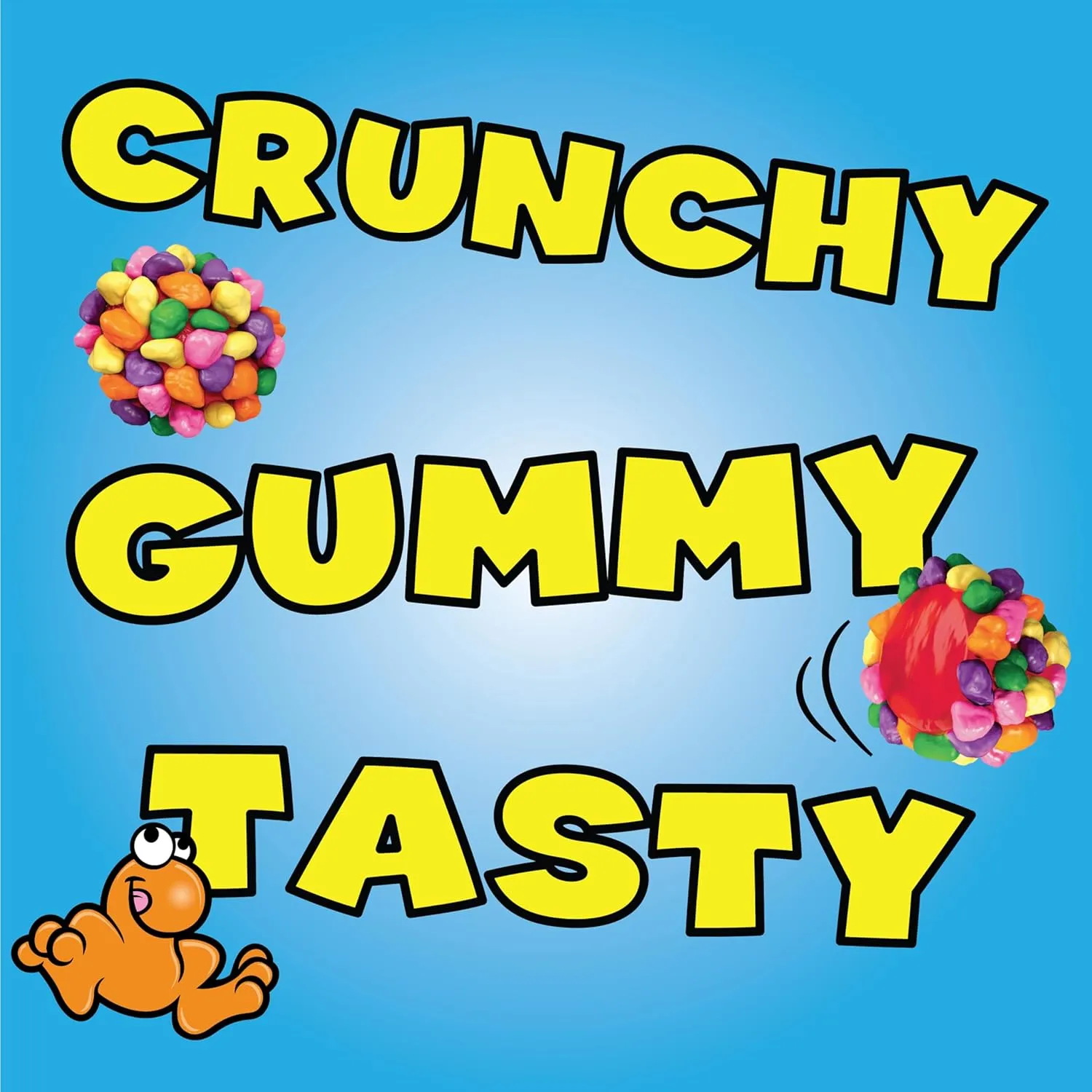 NERDS Gummy Clusters, Candy Treat Packs, Rainbow, Crunchy and Gummy, 30 oz (60 ct)