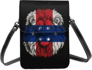 Netherlands Antilles The Dutch Antilles Lion Flag Small Crossbody Bag Is A Shoulder Bag Designed For Women And Girls Cell Phone Crossbody Wallet Purses With Card Slots Adjustable Strap