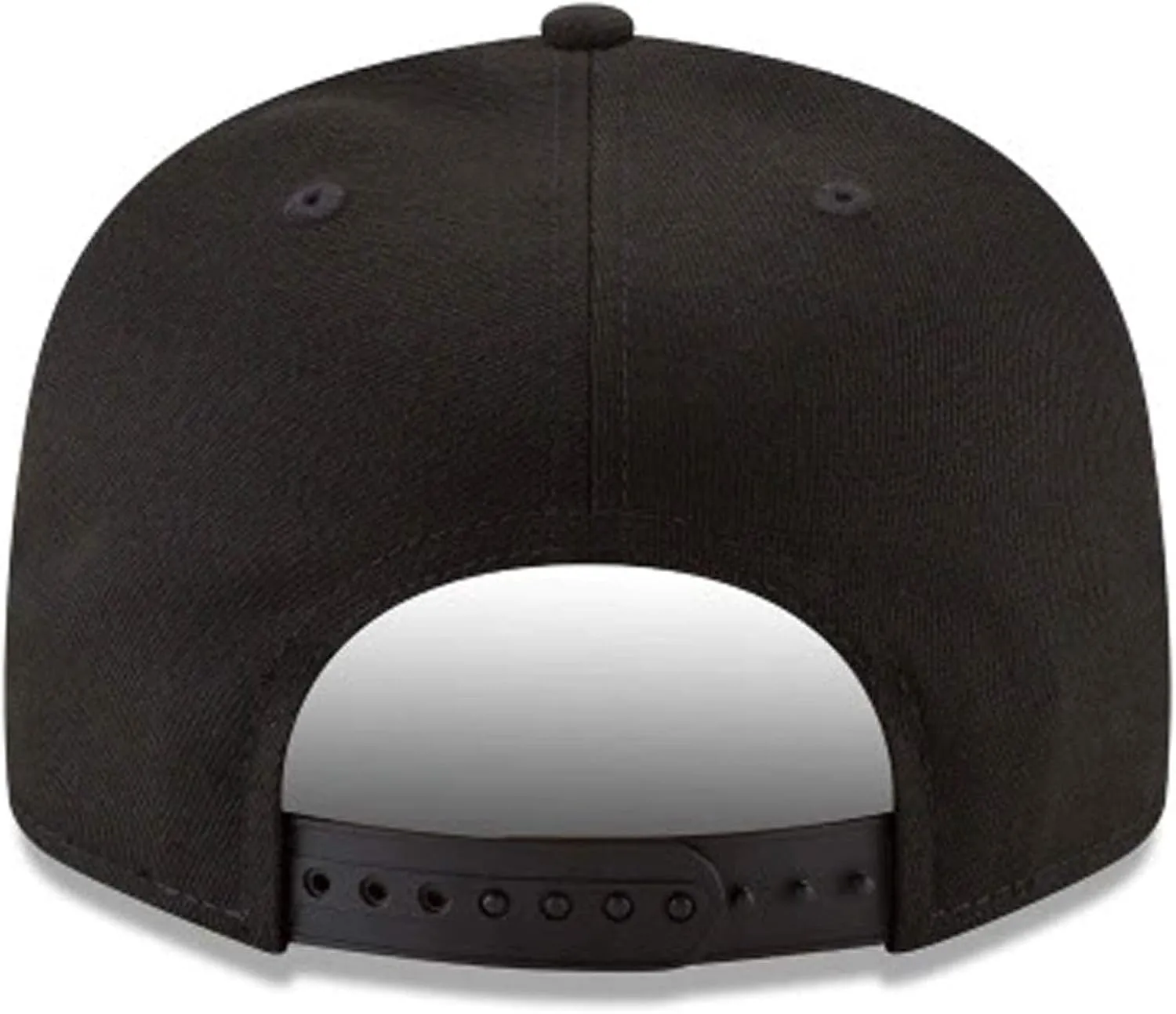 New Era Unisex-Adult MLB 9Fifty Black White Primary Logo Adjustable Snapback Hat Cap One Size Fits All