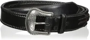 Nocona Belt Co. Men's Top Hand Black Wipstitch