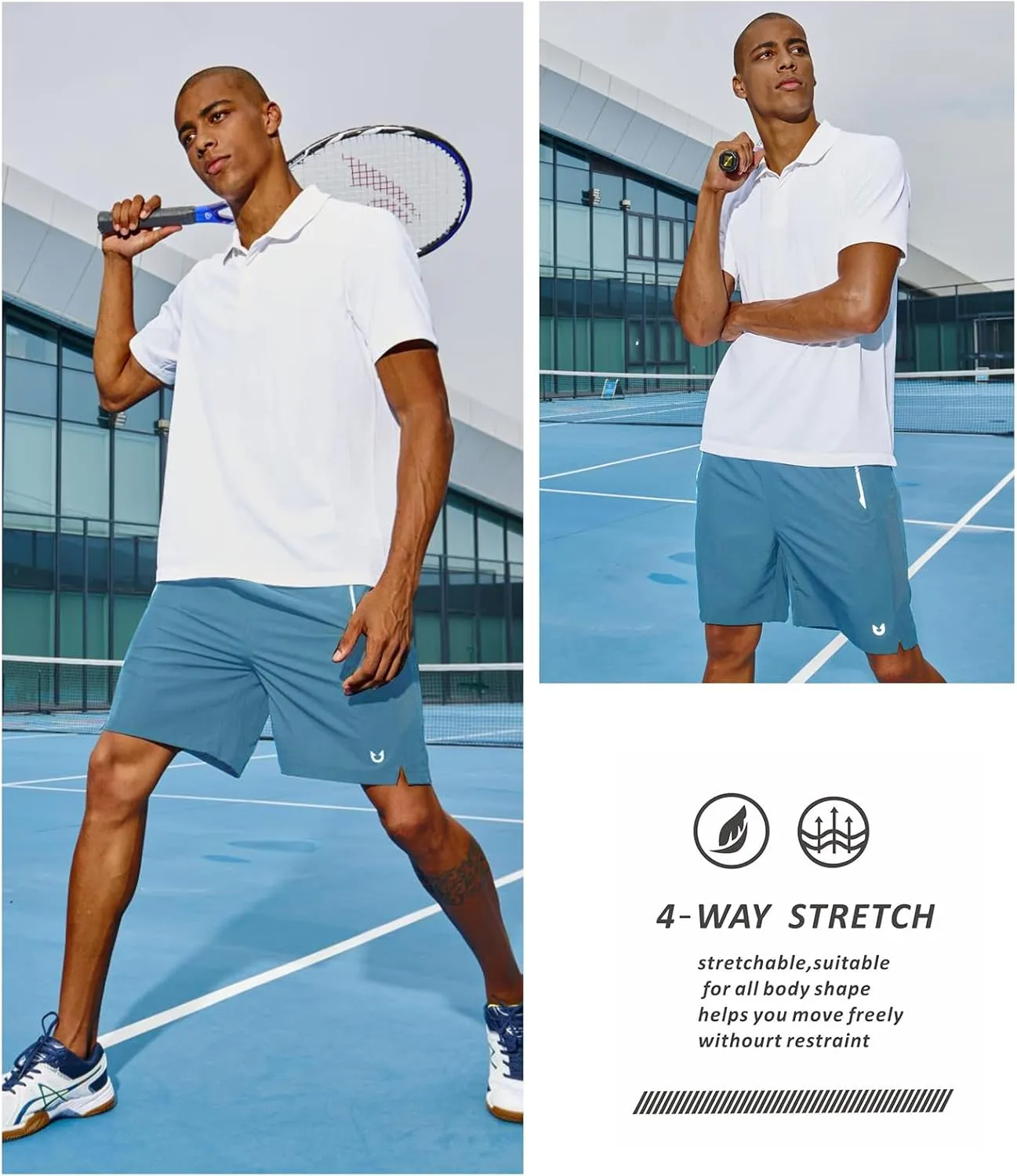 NORTHYARD Men's Running Athletic Shorts 5"/ 7"/ 9" Workout Gym Short Tennis Quick Dry Active Sport Hiking Basketball