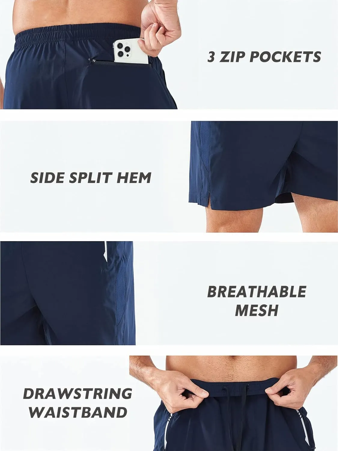 NORTHYARD Men's Running Athletic Shorts 5"/ 7"/ 9" Workout Gym Short Tennis Quick Dry Active Sport Hiking Basketball