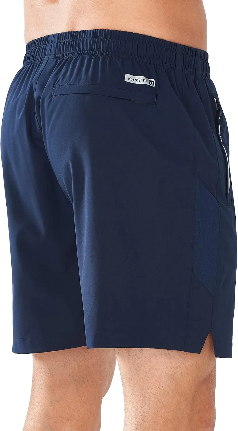 NORTHYARD Men's Running Athletic Shorts 5"/ 7"/ 9" Workout Gym Short Tennis Quick Dry Active Sport Hiking Basketball