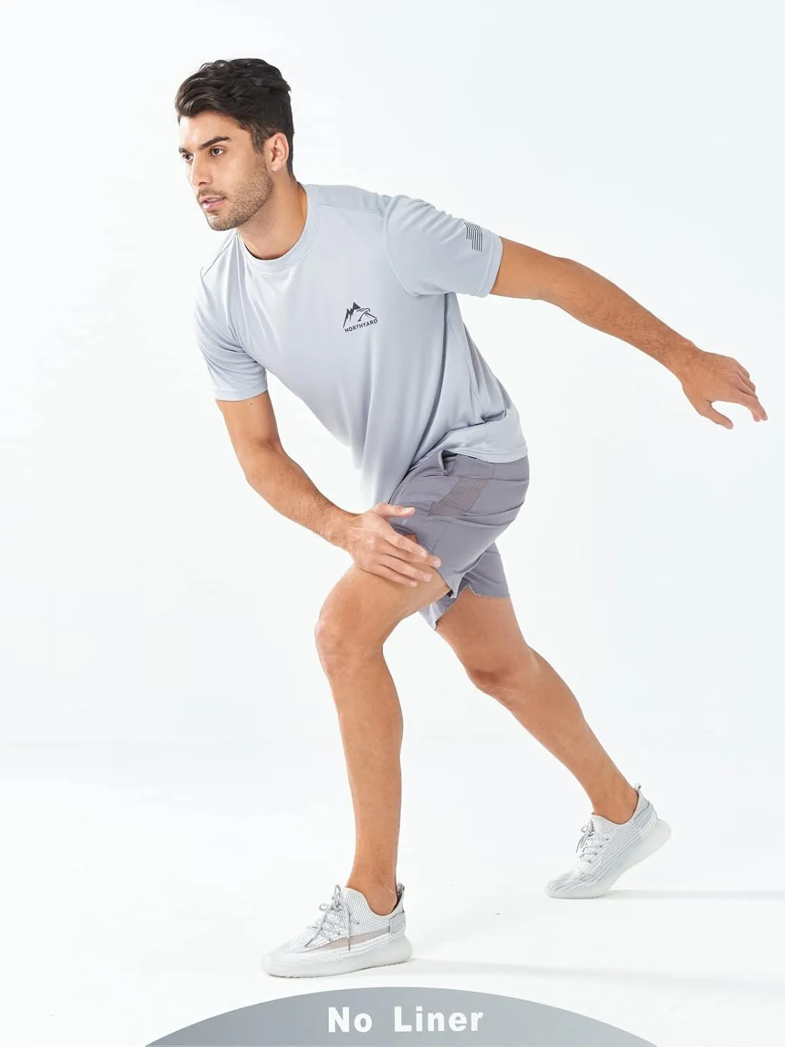 NORTHYARD Men's Running Athletic Shorts 5"/ 7"/ 9" Workout Gym Short Tennis Quick Dry Active Sport Hiking Basketball