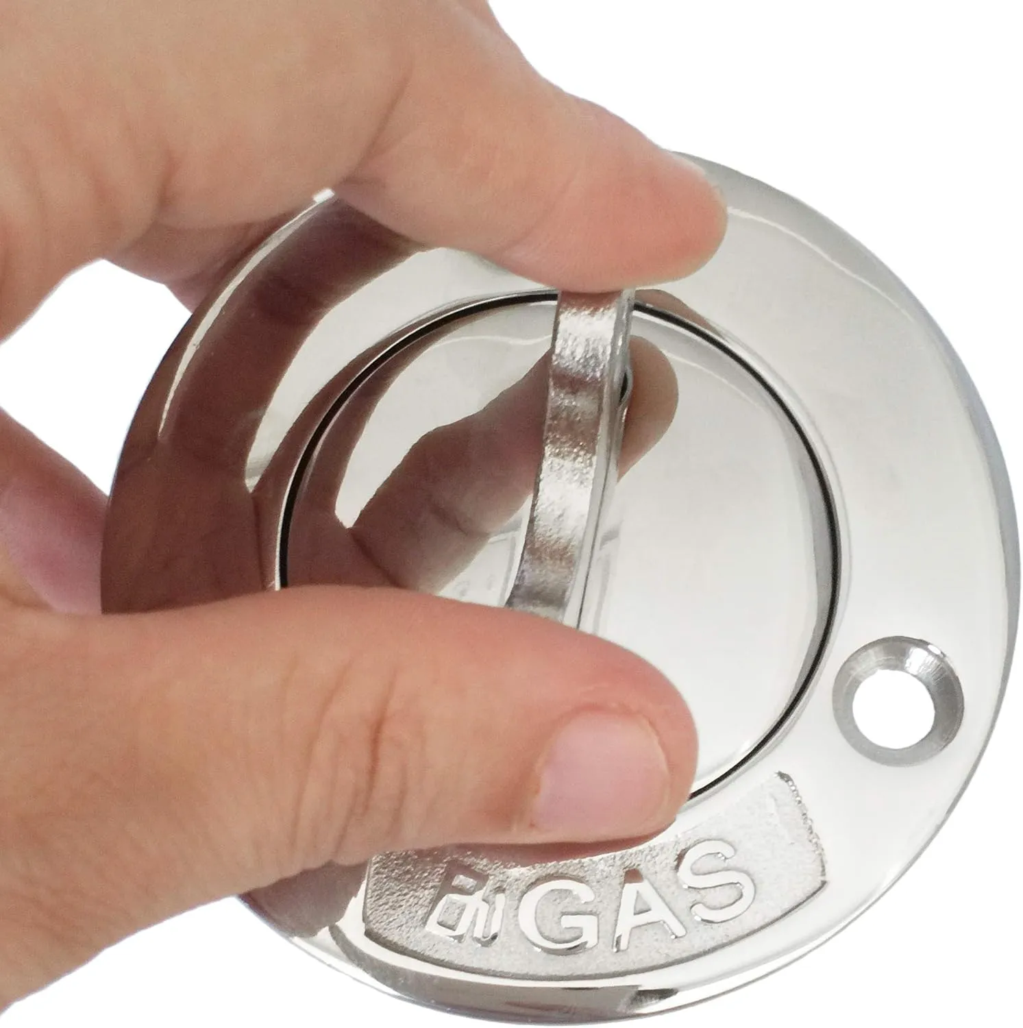 NRC&XRC New Casting 1-1/2"(38mm) Boat Deck Fill/Filler with Key Cap Marine 316 Stainless Steel Hardware for Boat Yacht Caravan