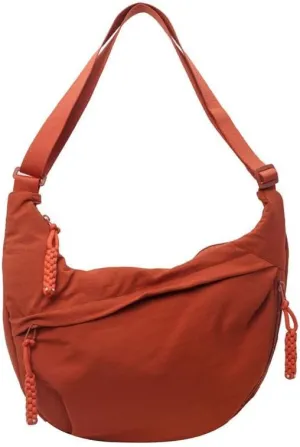 Nylon Crescent Crossbody Bag for Women Shoulder Tote Handbag Casual Sling Bag Dumpling Purse Bag for Outdoor Travel