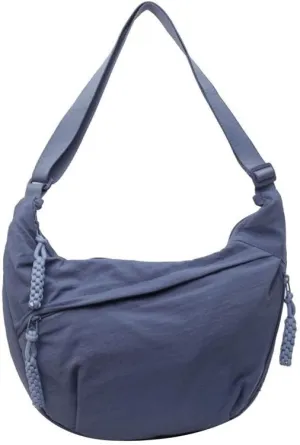 Nylon Crescent Crossbody Bag for Women Shoulder Tote Handbag Casual Sling Bag Dumpling Purse Bag for Outdoor Travel