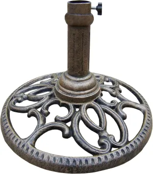 Oakland Living Round Umbrella Stand, Antique Bronze 4101-AB
