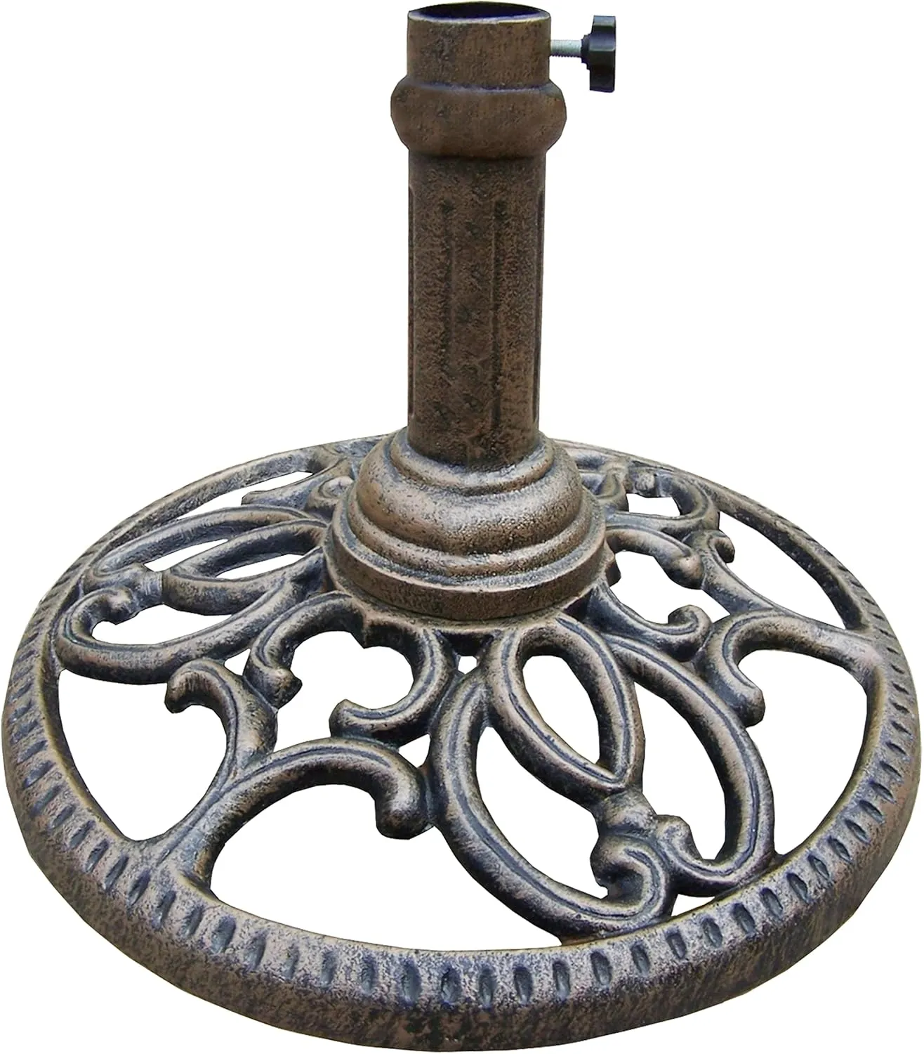 Oakland Living Round Umbrella Stand, Antique Bronze 4101-AB