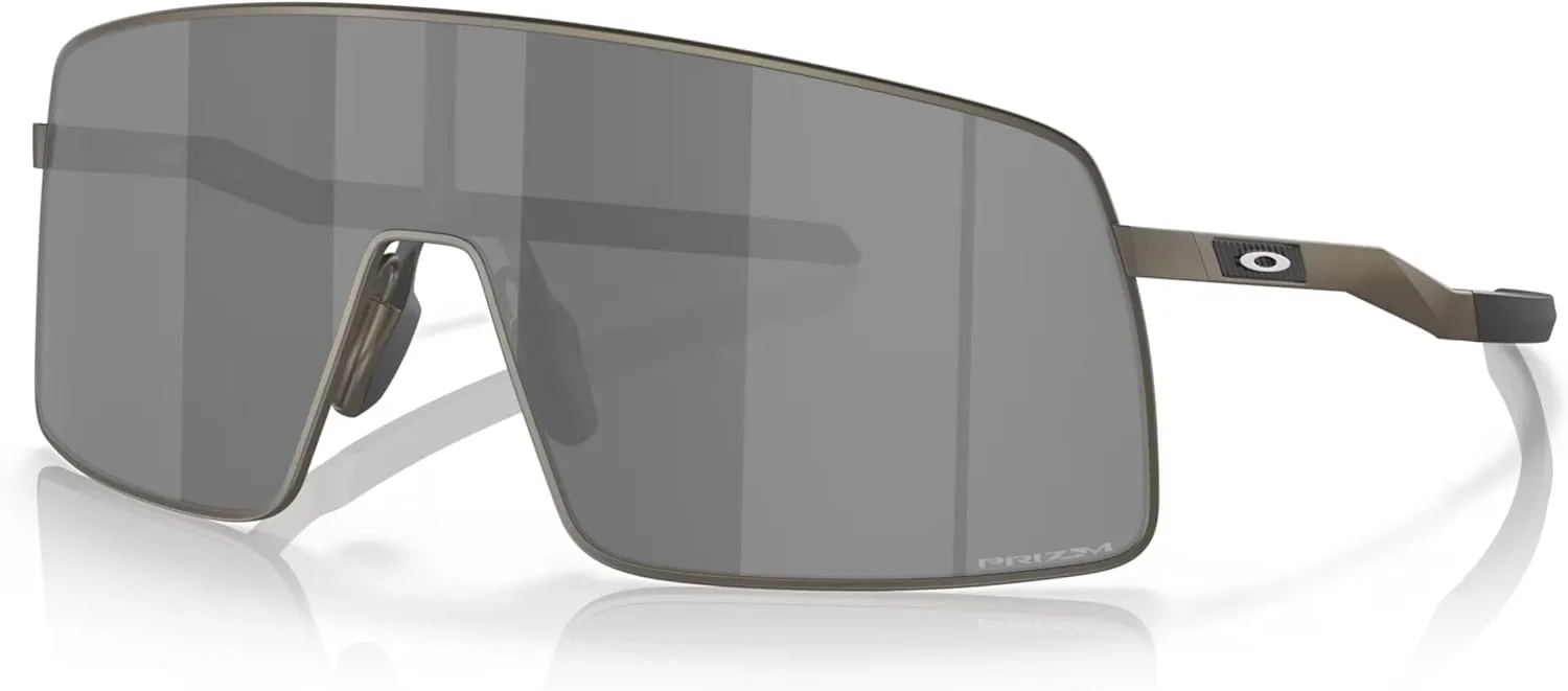 Oakley Sutro Titanium Sunglasses Matte Gunmetal with Prizm Black Lens   Case