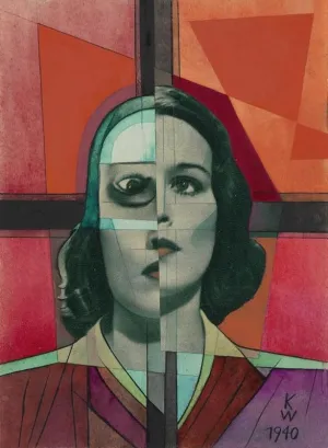 Ohne Titel (Collage) II; aus; â€˜Die 150 Blätterâ€™ (1940) Poster Print by Karl Wiener (18 x 24)