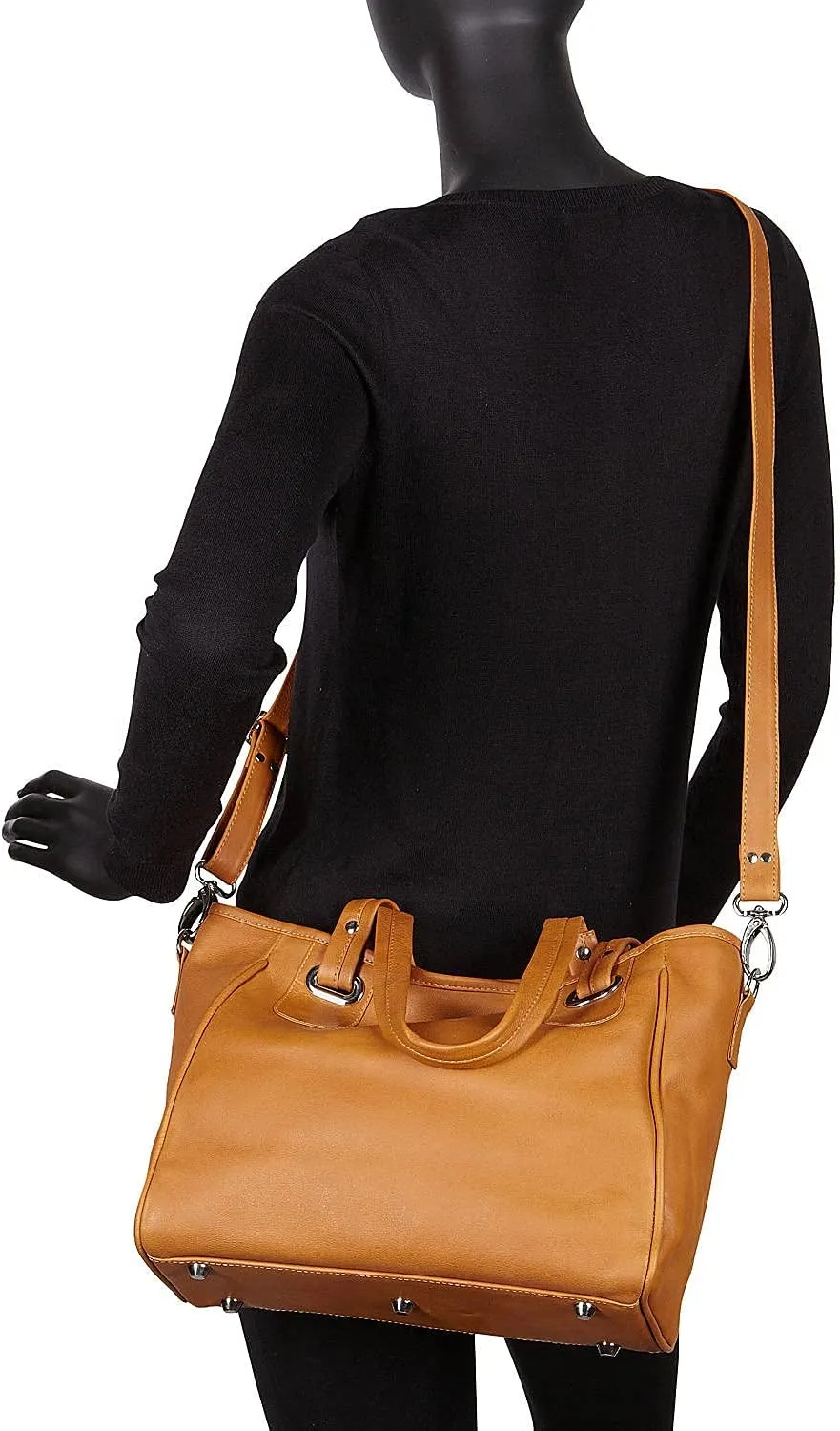 Open Tote/Cross Body Bag, Honey, One Size