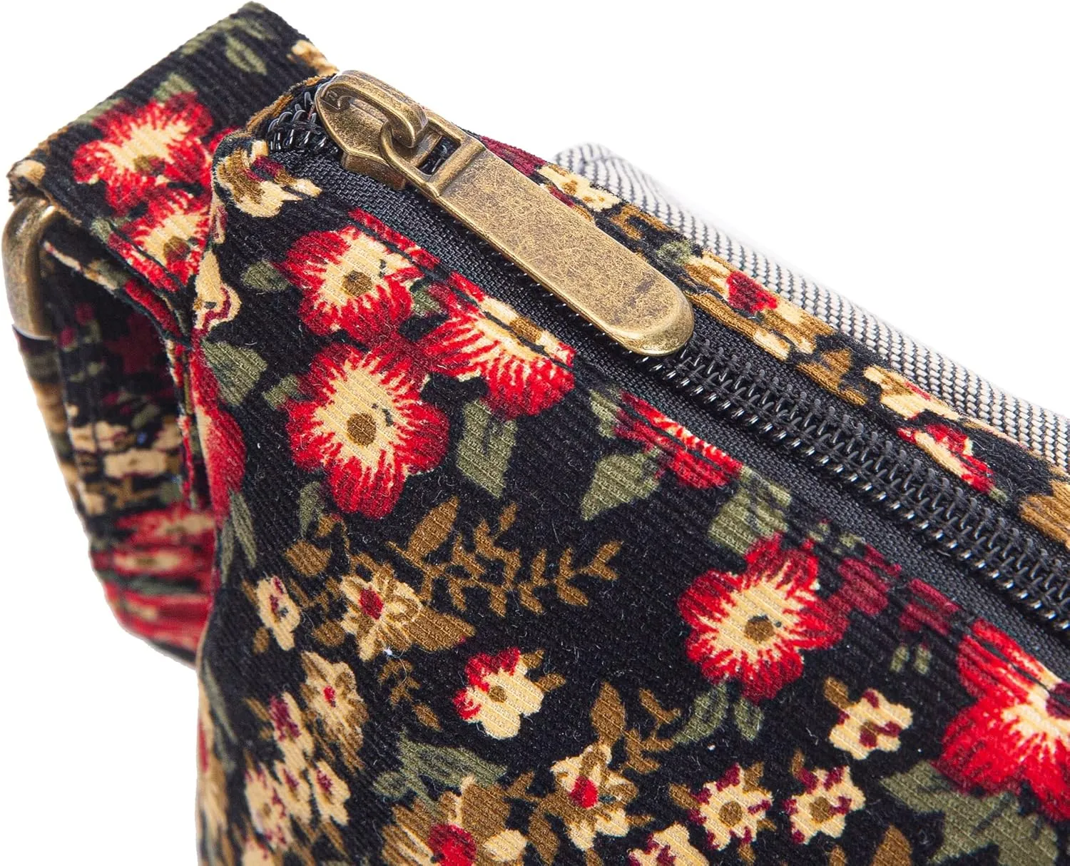 OPQRSTU Women's Retro Small Size Canvas Shoulder Bag Hippie Boho Crossbody Handbag