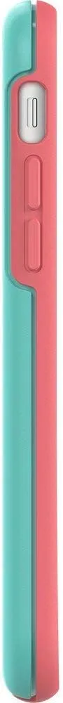 OtterBox Symmetry Series Case for iPhone SE (3rd and 2nd gen) & iPhone 8 & iPhone 7 - Non-Retail Packaging - Candy Shop (Aqua Mint/Candy Pink)