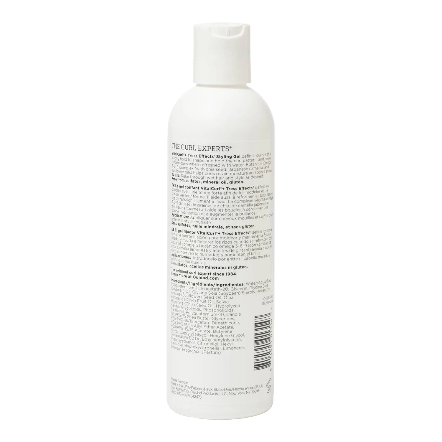 OUIDAD VitalCurl  Tress Effects Styling Curl Gel, 8.5 Fl Oz