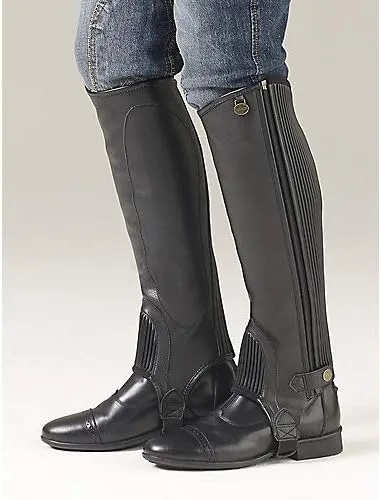 Ovation Ladies EquiStretch II Half Chap LG T Black