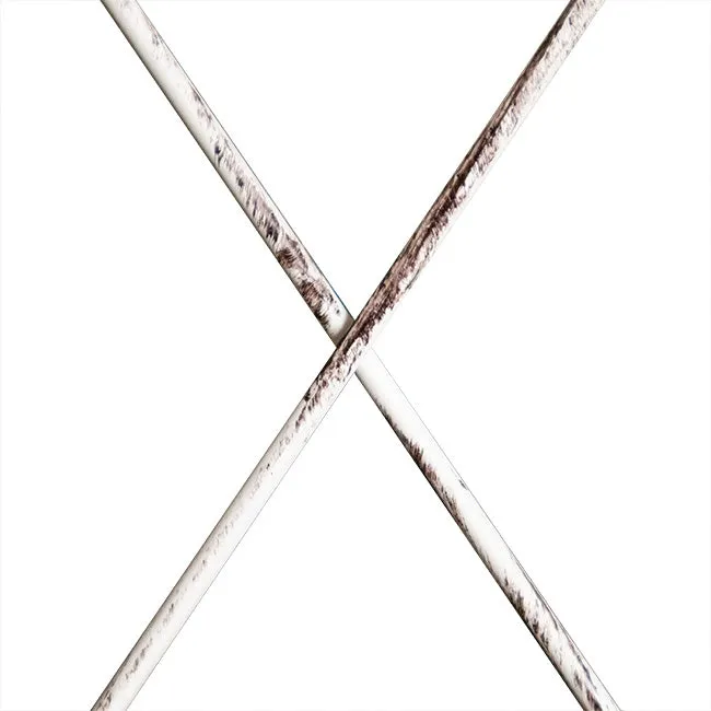 Panacea French Country Scroll Trellises, Aged White, 3 Pack