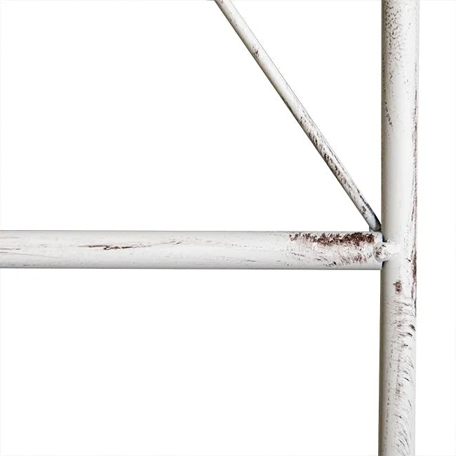 Panacea French Country Scroll Trellises, Aged White, 3 Pack