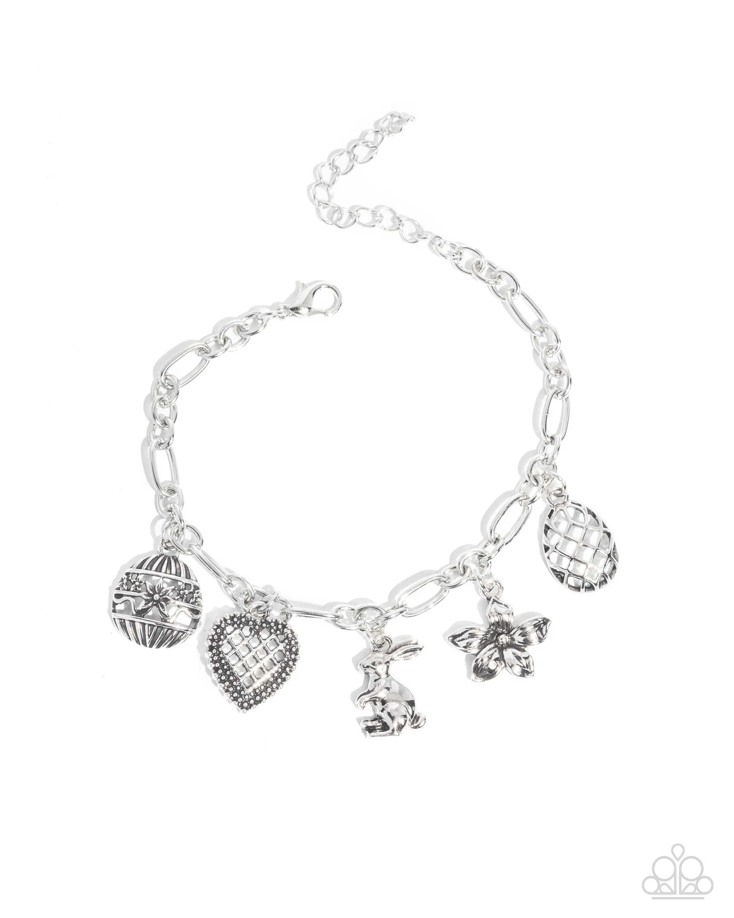 Paparazzi Extensive Eclectic Easter - Silver
