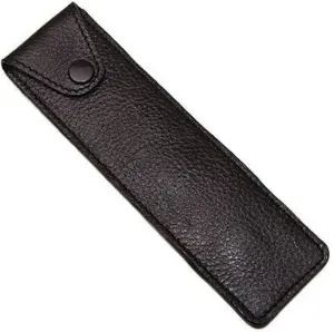 Parker Genuine Leather Protective/Travel Case for Straight, Shavette and Barber Razors - Felt Lined