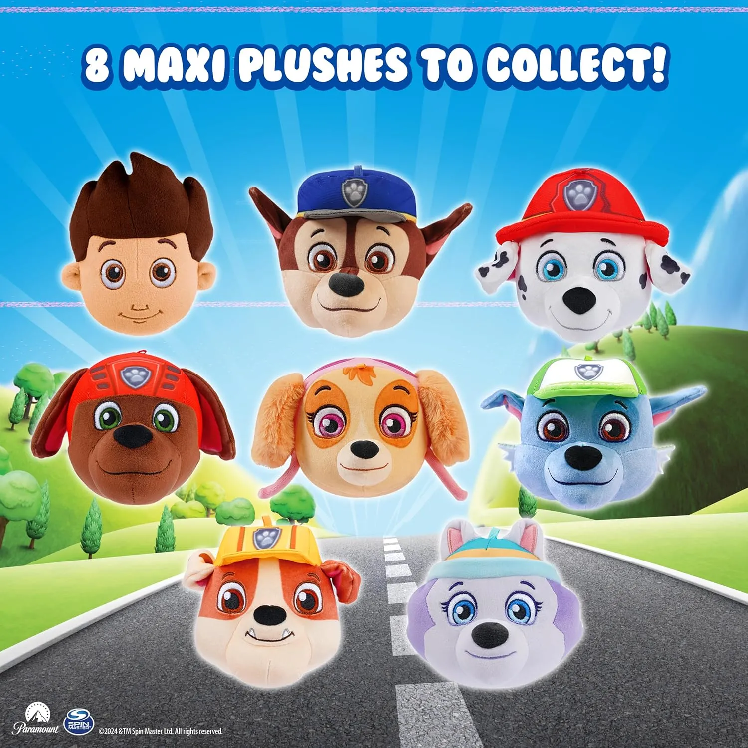 PAW Patrol Mystery Expandable Maxi Plush to UNbox, Collectible Squishy and Soft Plush with 4 Surprise, Limited Edition, Great Toy Gift for Kids Aged 3  (2-Pack)