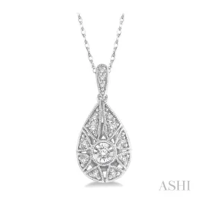 Pear Shape Diamond Pendant