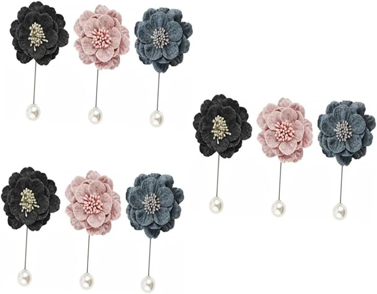 Pearl Brooch Boutonniere Pins Costume Decoration Clothes Pins Fashion Brooch Pearl Breastpins Clothes