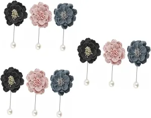Pearl Brooch Boutonniere Pins Costume Decoration Clothes Pins Fashion Brooch Pearl Breastpins Clothes