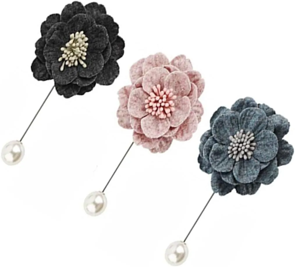 Pearl Brooch Boutonniere Pins Costume Decoration Clothes Pins Fashion Brooch Pearl Breastpins Clothes