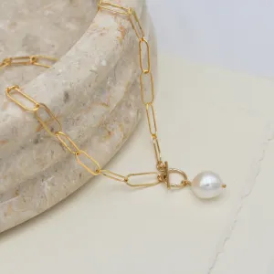 Pearl Toggle Necklace