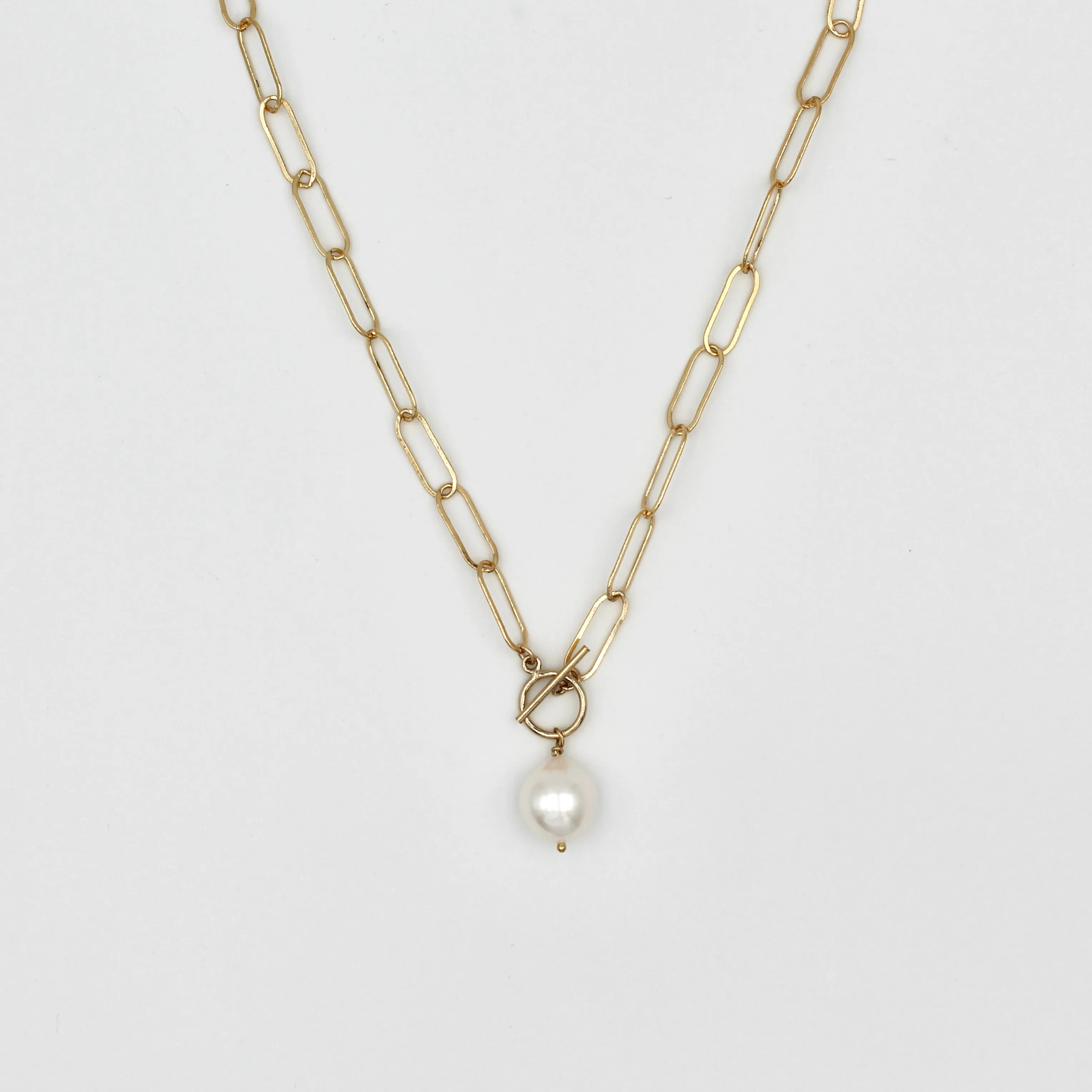 Pearl Toggle Necklace