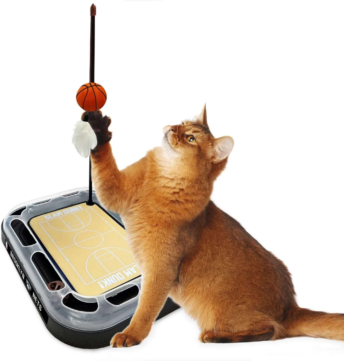 Pets First Brooklyn NETS Basketball Cat Scratcher Toy