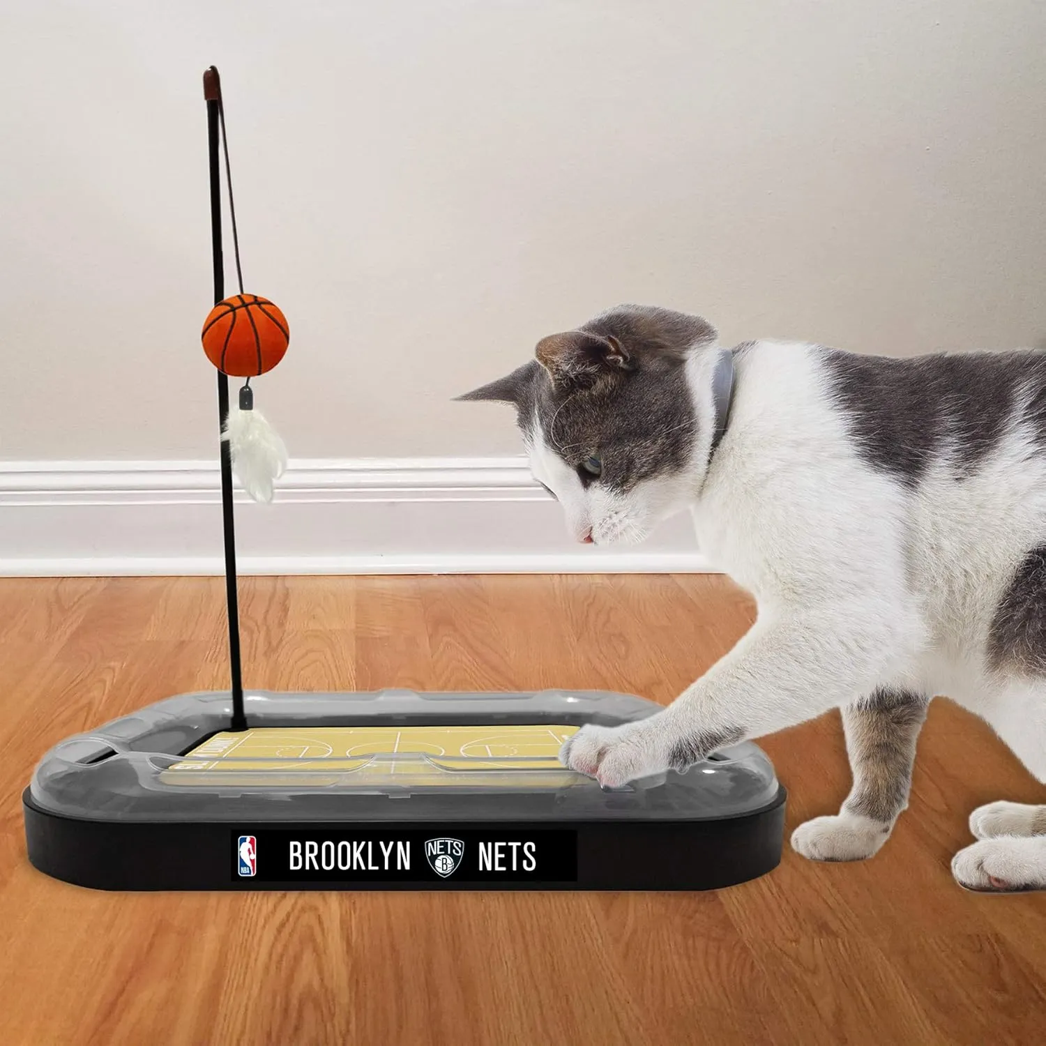 Pets First Brooklyn NETS Basketball Cat Scratcher Toy