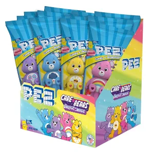 PEZ Care Bears, 0.58-Ounce Assorted Candy Dispensers 0.58 Ounce (Pack of 12)