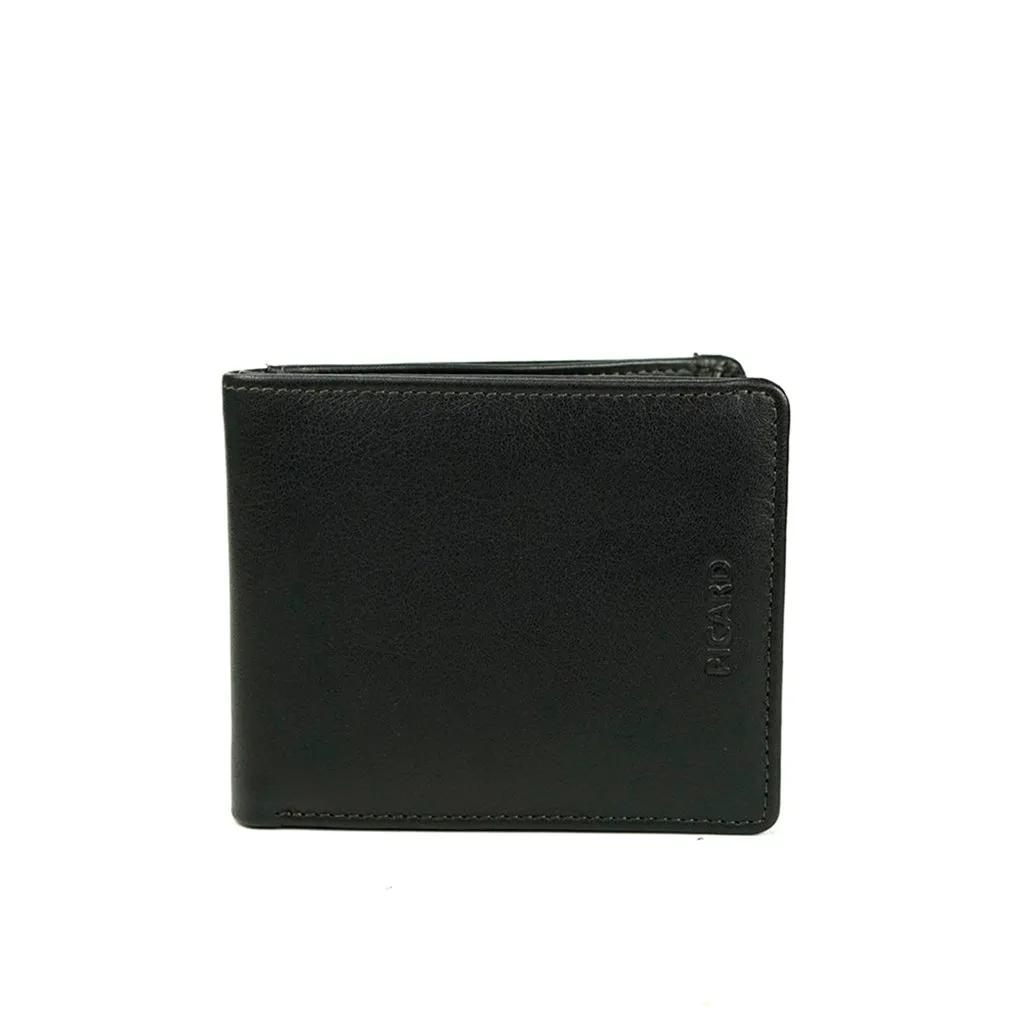 Picard Brooklyn Men's  Bifold Leather Wallet (Black)