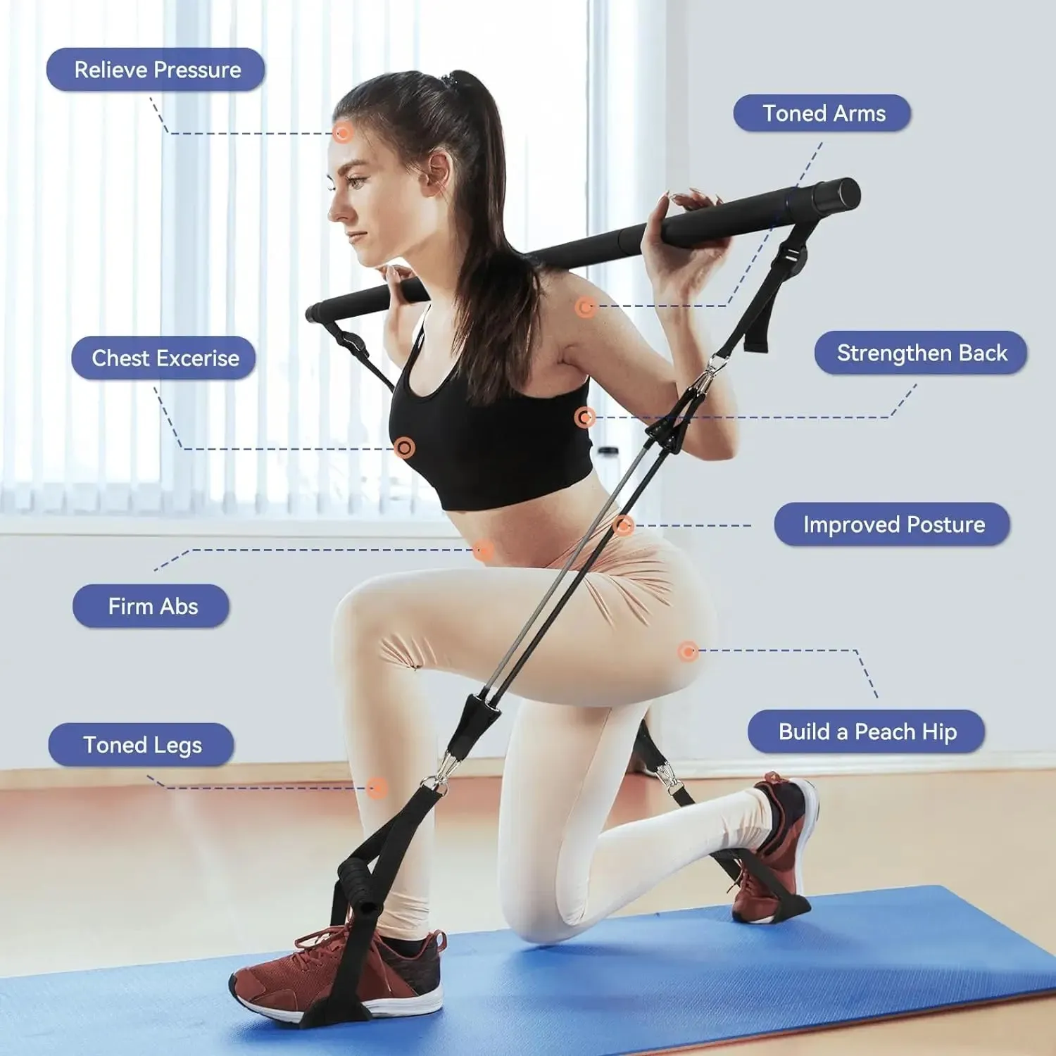 Pilates Power Pack: Portable Resistance Kit