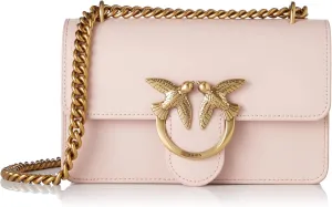 Pinko Women's Love One Mini DC Calfskin Silk Bag