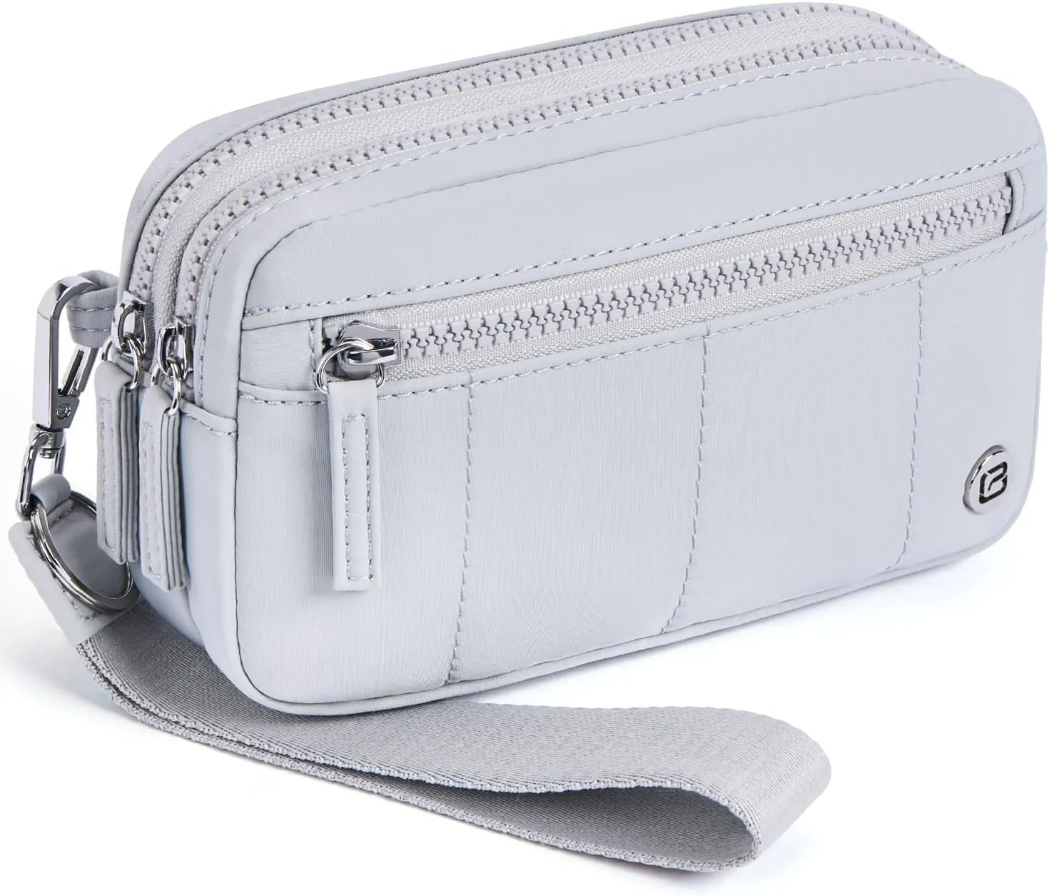 POIUGOYA Small Nylon Crossbody Bags for Women,RFID Wristlet Purse Built in Wallet, 4 Zipper Crossbody Wallet Phone Organizer
