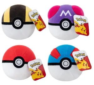 Pokemon Plush Pokeball Assortment 5"