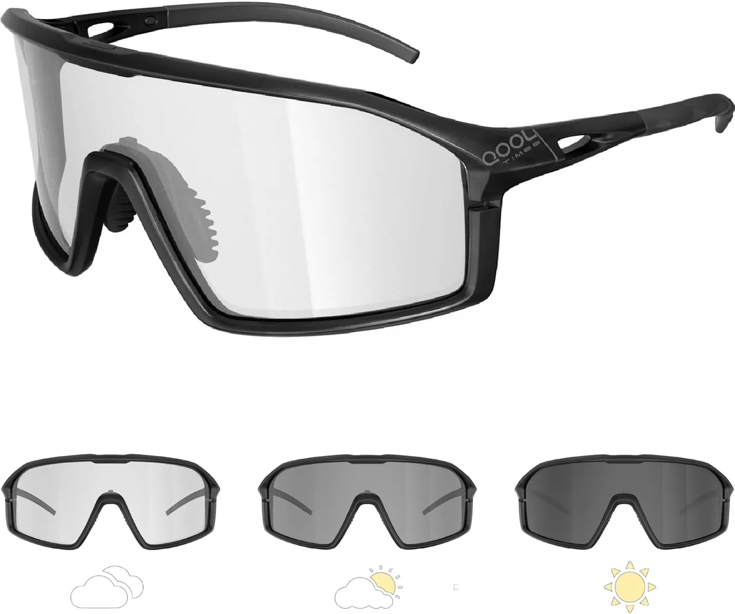 Polarized Cycling Sunglasses for Women and Men, Golfing Running Volleyball MTB and Outdoor sports