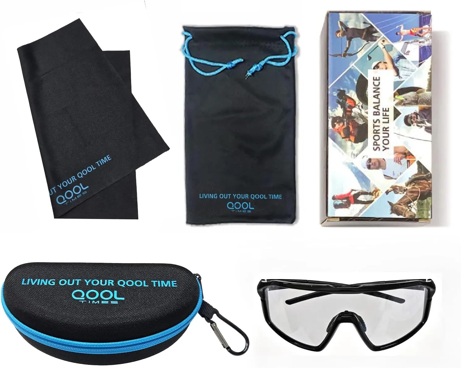 Polarized Cycling Sunglasses for Women and Men, Golfing Running Volleyball MTB and Outdoor sports
