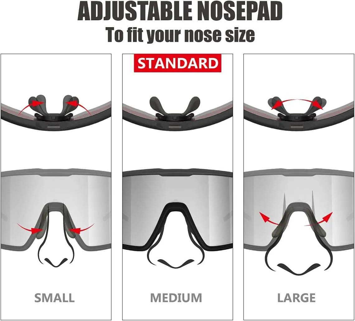 Polarized Cycling Sunglasses for Women Men Golfing Running Volleyball MTB Outdoor Sports Padel