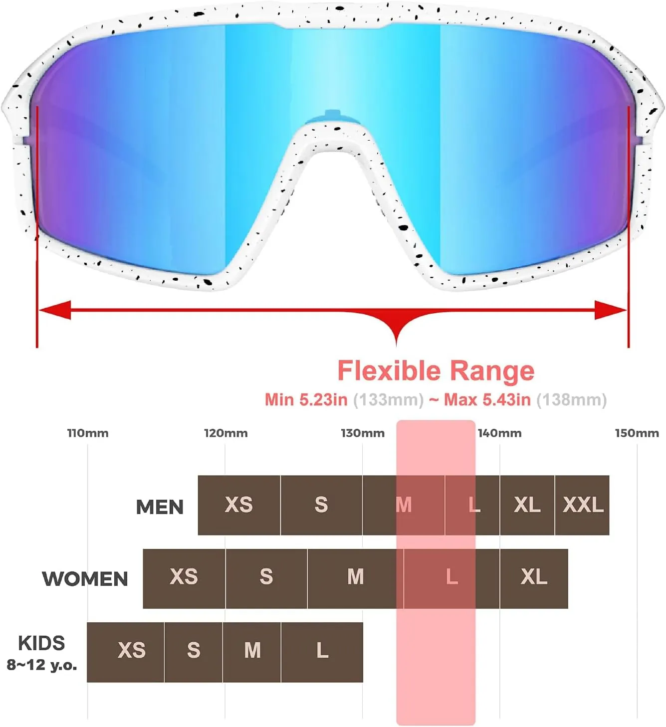Polarized Cycling Sunglasses for Women Men Golfing Running Volleyball MTB Outdoor Sports Padel