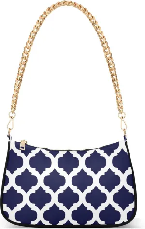 Polka Dot Red Shoulder Bag for Women Small Purse Chain Clutch Mini Purse with Chain Strap for Women Girlfriend