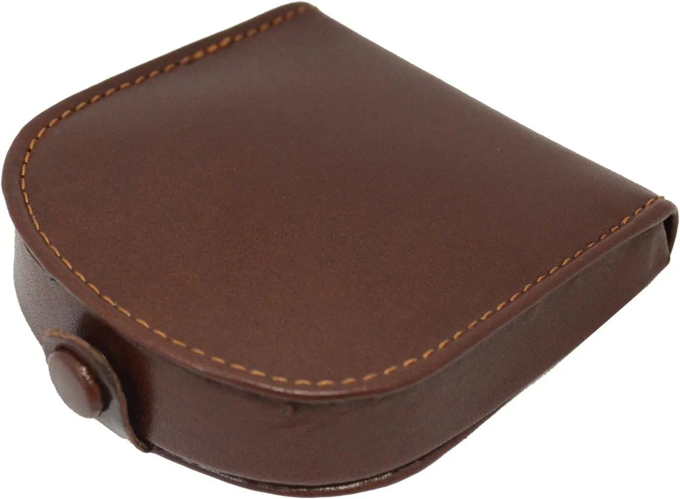 Polo T-5 Brown Soft Leather Coin Purse Pouch Tray/Change Holder (Brown), Small