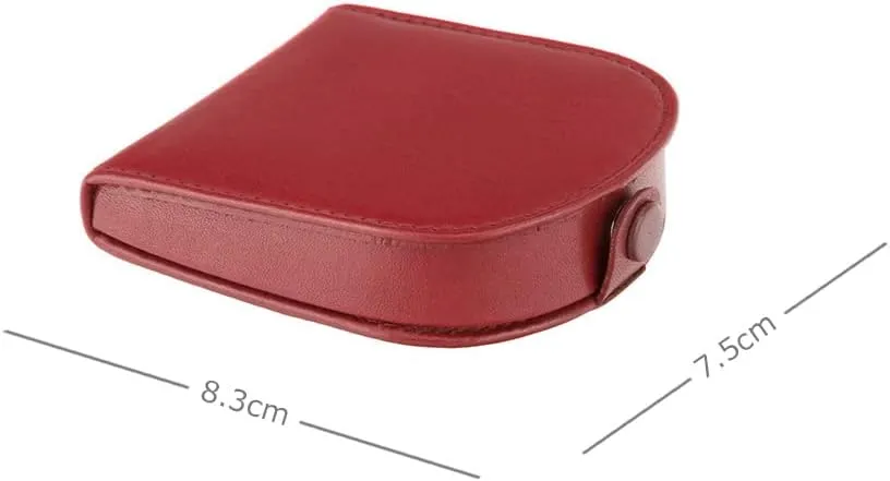 Polo T-5 Brown Soft Leather Coin Purse Pouch Tray/Change Holder (Red)