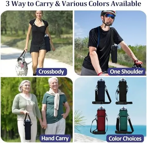Portable Blender Carrying Case Bag for Ninja Blast Max Portable Blender BC251NV BC251IV BC251GY BC251MT BC251PK BC251LD BC251SL, Blender insulated sleeve with Crossbody Strap(Navy blue)